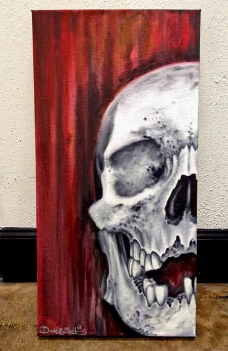 Art Galleries - Skull Oil Painting - 80629